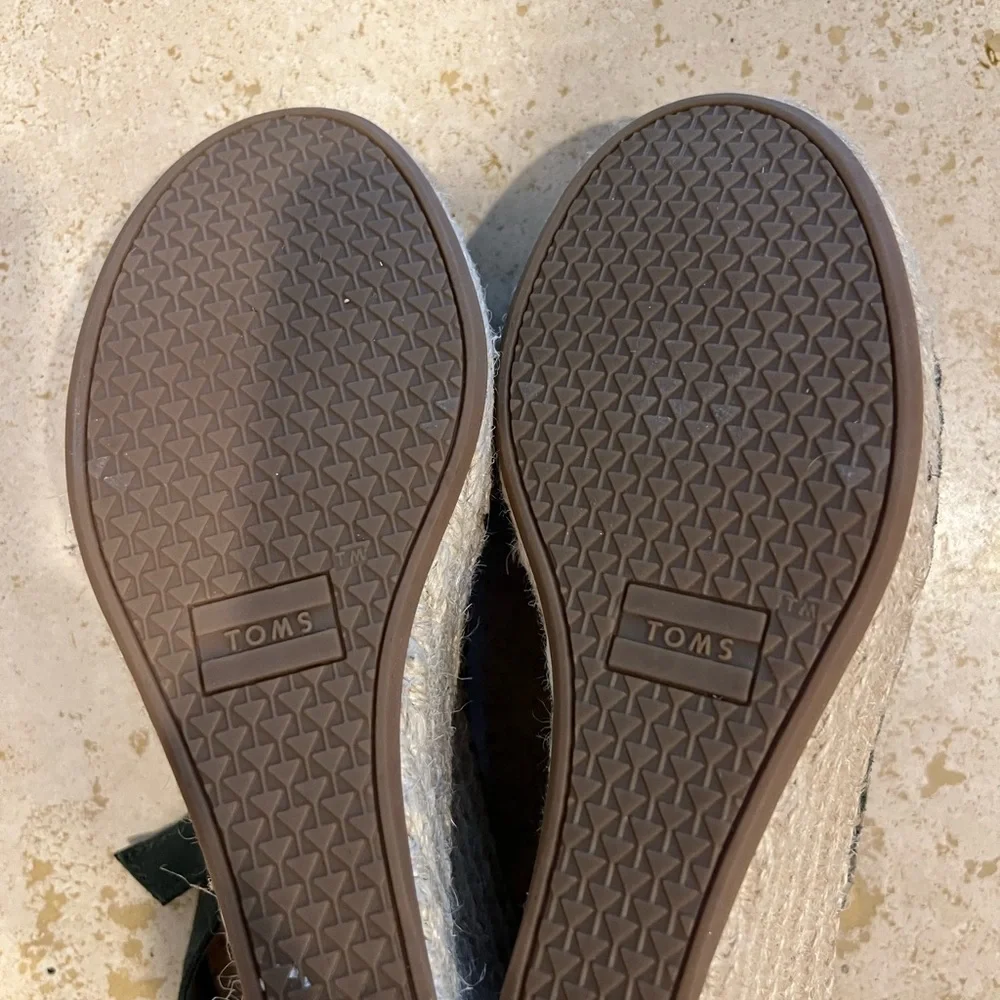 Toms Monica Suede Wedge - Green - 7 - Picture 7 of 7